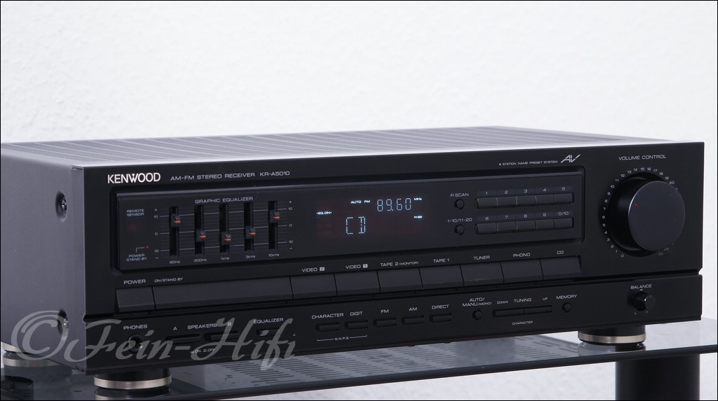 Kenwood KRA5010 HiFi Stereo Receiver mit Equalizer FeinHiFi