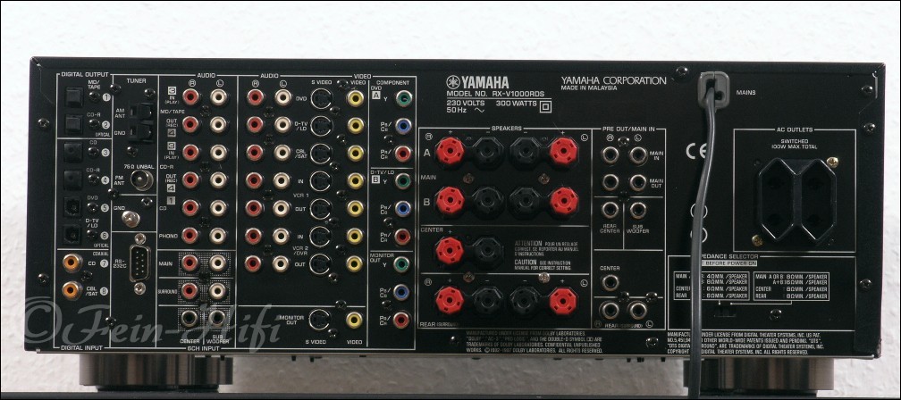 Yamaha RX-V1000RDS Digital Heimkino AV Receiver