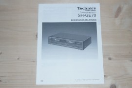 Bedienungsanleitung für Technics Equalizer SH-GE70