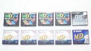 10 x MD Minidisc von TDK und BASF mit jeweils 74min - NEU