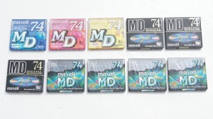10 x MD Minidisc von Maxell mit jeweils 74min - NEU
