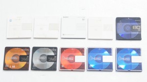 10 x Sony MD Minidisc 80 min