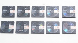 10 x MD Minidisc BASF mit jeweils 74 min