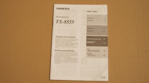 Bedienungsanleitung für Onkyo TX-8555