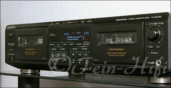 Zeigt die Detailansicht-Links von Sony TC-WE705S D