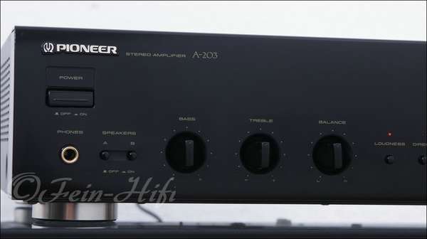 Zeigt die Detailansicht-Links von Pioneer A-203
