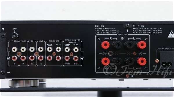 Zeigt die Extraansicht von Pioneer A-203