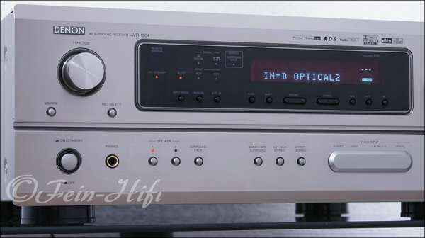Denon AVR-1804 Dolby Digital DTS .1 AV Receiver silber