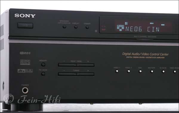 Zeigt die Detailansicht-Links von Sony STR-DE597 D