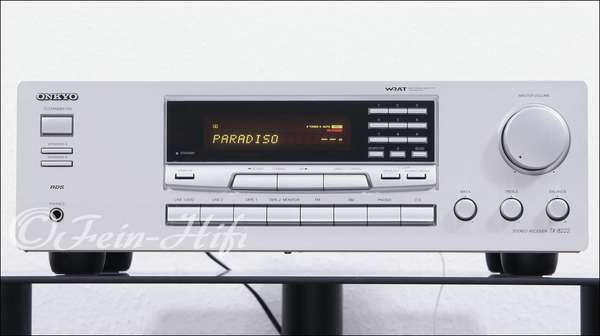 Onkyo TX-8222 Stereo Receiver-Verstärker silber