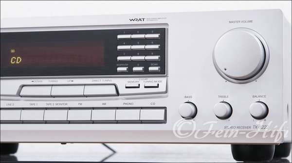 Onkyo TX-8222 Stereo Receiver-Verstärker silber