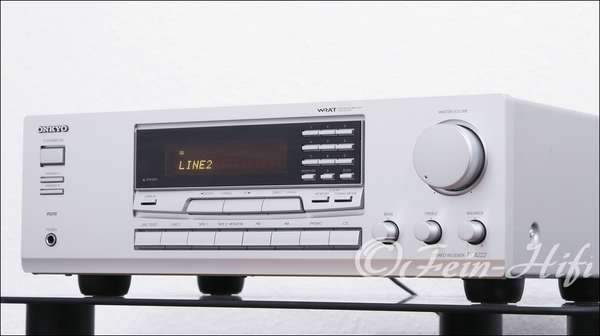 Onkyo TX-8222 Stereo Receiver-Verstärker silber