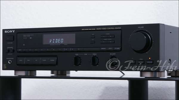 Zeigt die Seitenansicht-Rechts von Sony STR-AV 370 S