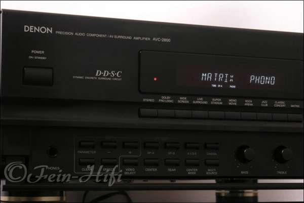 Zeigt die Detailansicht-Links von Denon AVC-2800 S