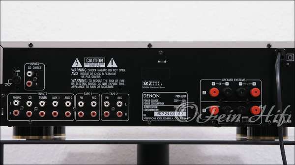 Zeigt die Extraansicht von Denon PMA-720A