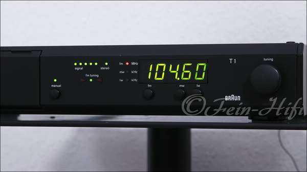 Braun Atelier T1 Stereo Tuner - der Klassiker