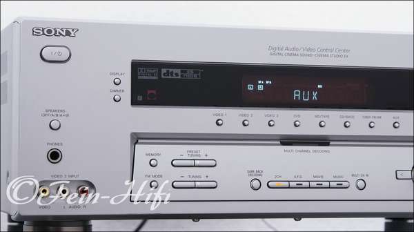 Zeigt die Detailansicht-Links von Sony STR-DE695 D