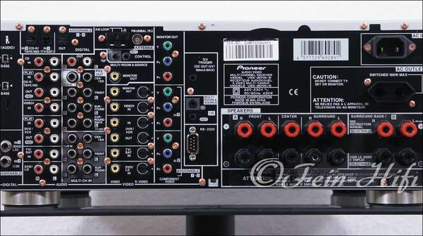 Zeigt die Extraansicht von Pioneer VSX-2014
