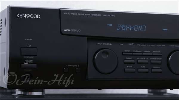 Zeigt die Frontansicht von Kenwood KRF-V7030D D