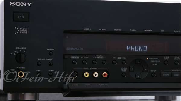 Zeigt die Detailansicht-Rechts von Sony STR-DB725 QS D