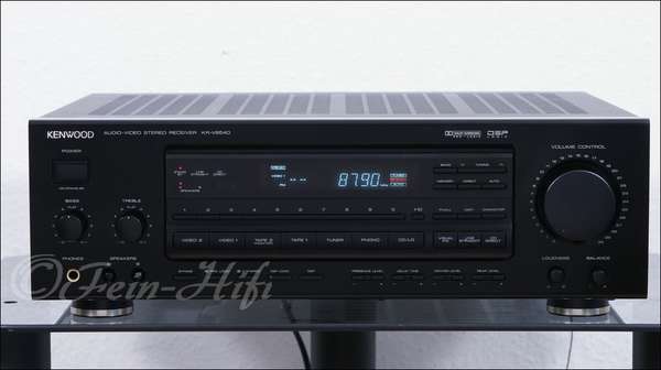 Zeigt die Frontansicht von Kenwood KR-V8540 S