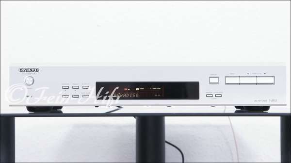 Onkyo T-4555 HiFi Tuner mit RDS silber