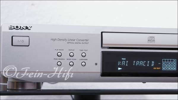 Zeigt die Detailansicht-Links von Sony CDP-XE520 H