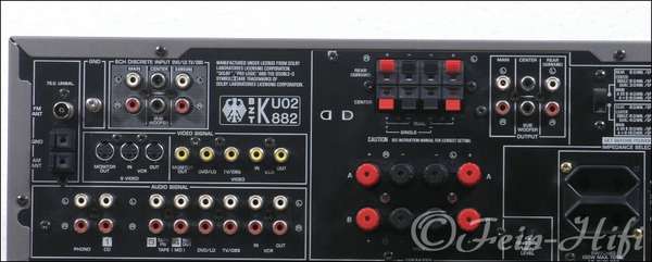 Yamaha RX-V592 Surround DSP AV Receiver titan