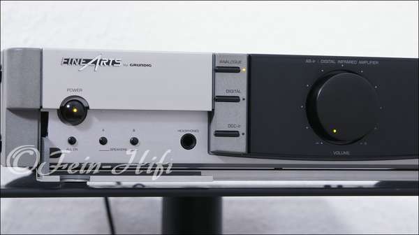 Zeigt die Detailansicht-Links von Grundig Fine-Arts AS-Ir Stereo HiFi Verstärker mit Digitaleingan