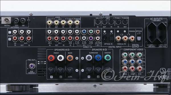 Harman Kardon AVR-135 Dolby Digital DTS 6.1 Receiver titan