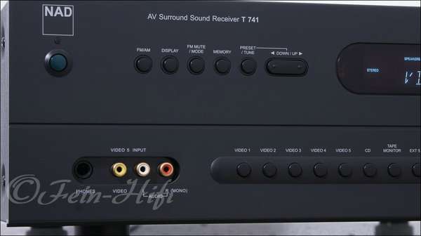 NAD T-741 Dolby Digital DTS AV Receiver