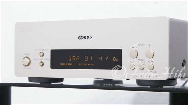 Denon UTU-F10 Stereo HiFi Tuner mit RDS im Midi Format champagne
