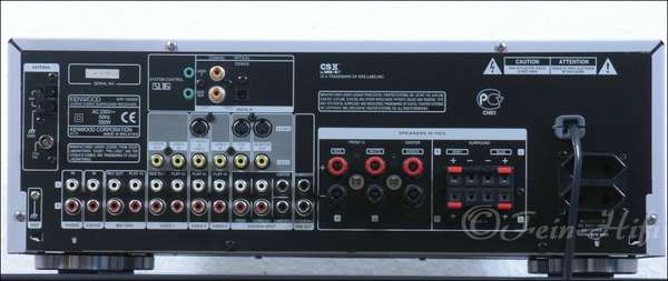 Zeigt die Seitenansicht-Rechts von Kenwood KRF-V 6060D D