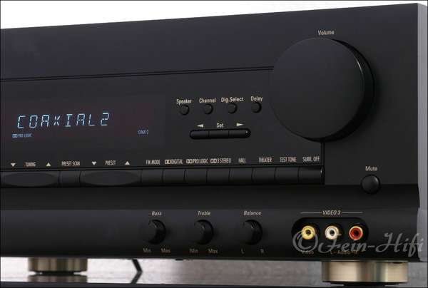 Zeigt die Detailansicht-Rechts von Harman Kardon AVR-200 Dolby Digital Receiver