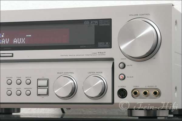 Kenwood KRF-V 7070D Dolby Digital DTS Receiver silber**