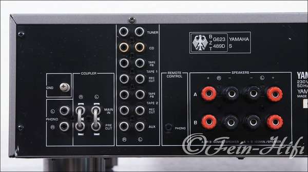 Zeigt die Extraansicht von Yamaha AX-570 S