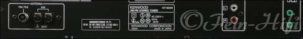 Kenwood KT-6040 HighEnd HiFi Stereo Tuner