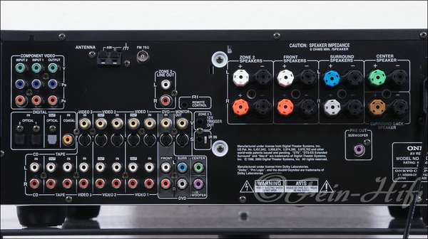 Onkyo TX-SR601E 6.1 Dolby Digital DTS Heimkino Receiver