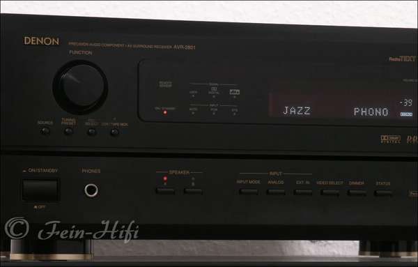 Zeigt die Detailansicht-Rechts von Denon AVR-2801 D