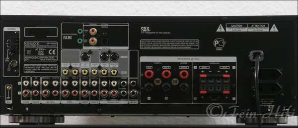 Zeigt die Seitenansicht-Rechts von Kenwood KRF-V 6060D D
