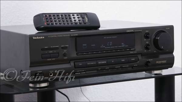 Zeigt die Seitenansicht-Links von Technics SA-GX390 S