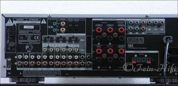 Zeigt die Rückseite von Kenwood KRF-V8060D D
