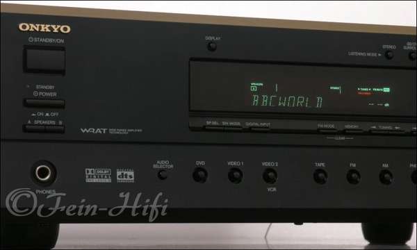 Zeigt die Detailansicht-Links von Onkyo TX-DS494 D