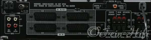 JVC RX-E111 Dolby Digital DTS 5.1 Receiver silber