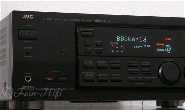 JVC RX-774 Dolby Surround 5.1 AV Receiver