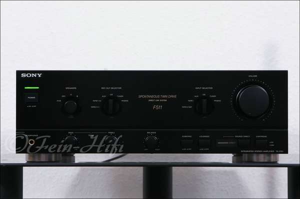Zeigt die Frontansicht von Sony TA-F 511 S