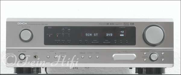 Denon AVR-1404 Dolby Digital DTS Receiver silber