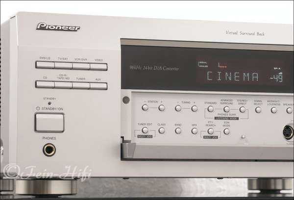 Pioneer VSX-D712 Dolby Digital DTS Receiver silber