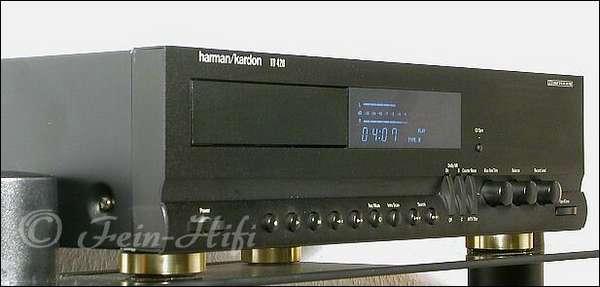 Zeigt die Seitenansicht-Links von Harman Kardon TD-420 Kassettendeck