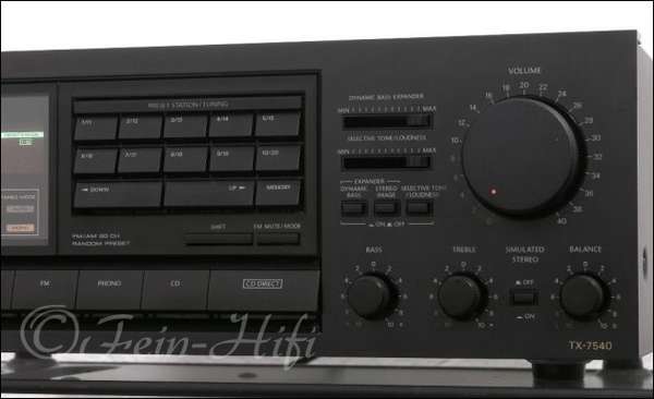 Onkyo TX-7540 kräftiger Receiver 2 x 126 Watt